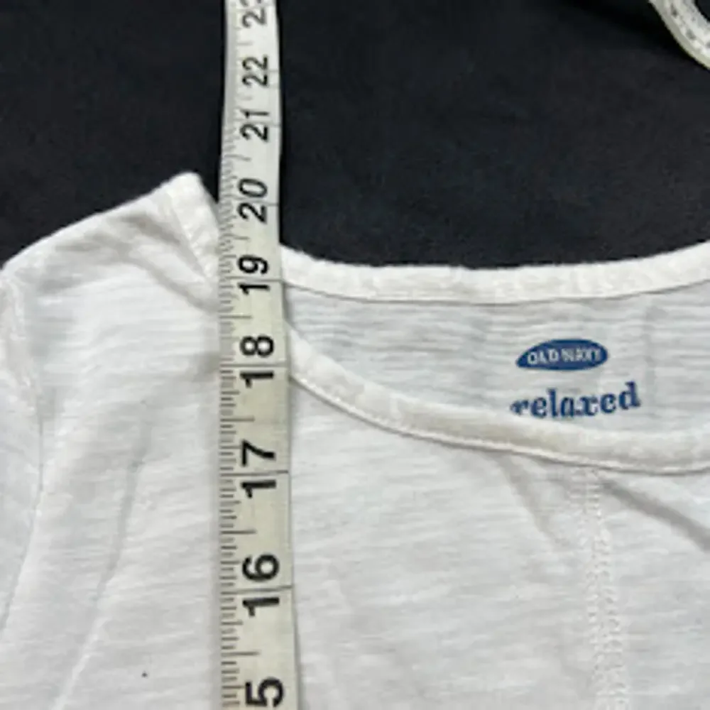 Old Navy Girls White‎ Long Sleeve Shirt Size S (6/7Y) Casual Top